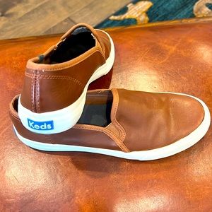 Womens leather slip-on Keds sneakers size 7.5